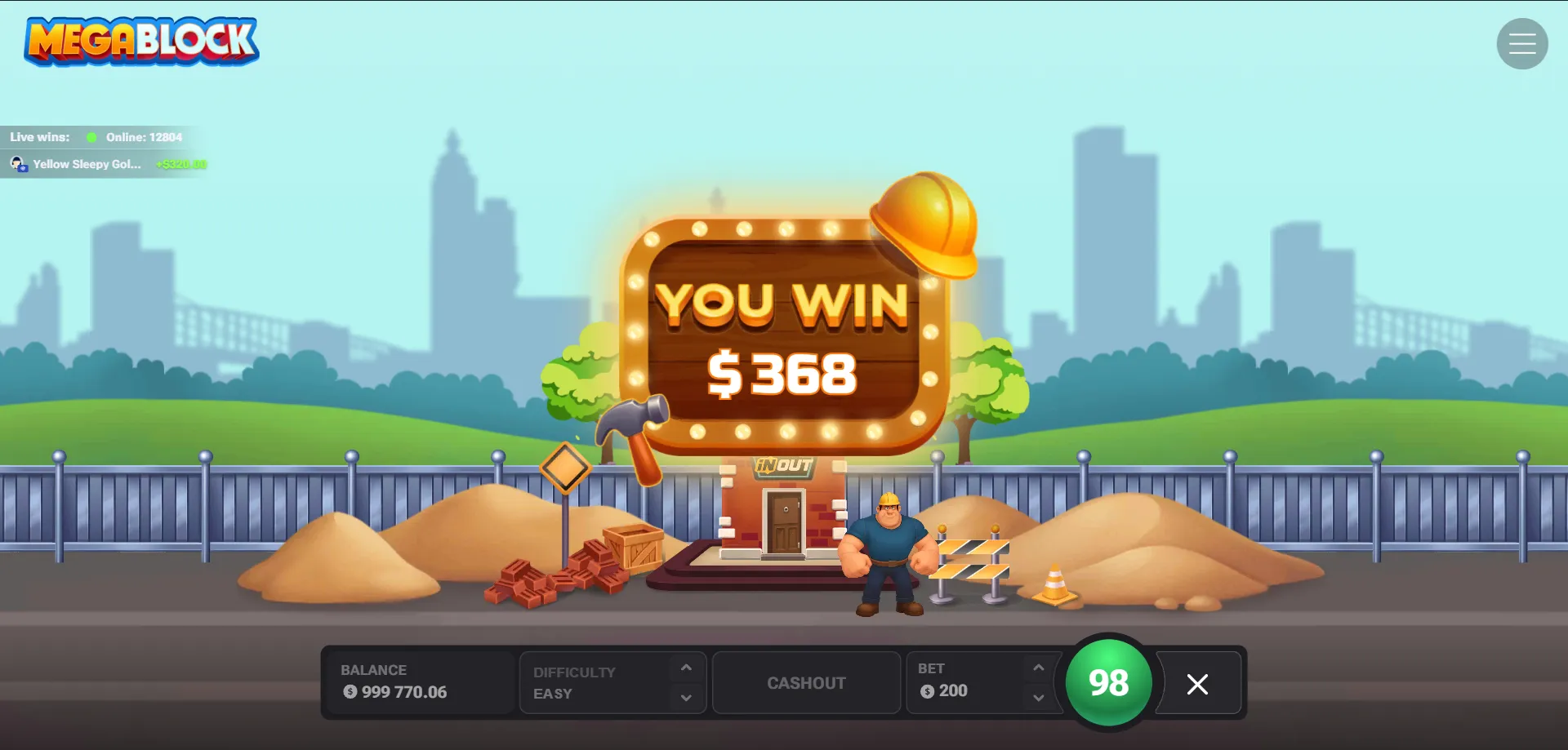 MegaBlock demo ingyen kipróbálható regisztráció nélkül